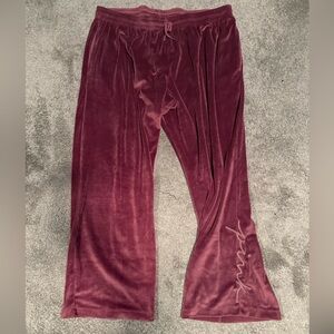 VS Victoria’s Secret PINK velour lounge pants velvet super soft XXL
